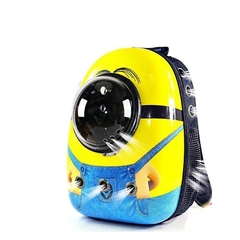 Mochila Para Transporte Pet Minion 1832 Gato Cachorro - loja online
