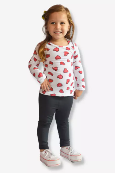 REMERA CORAZÓN BEBÉ NIÑA (2264) - comprar online