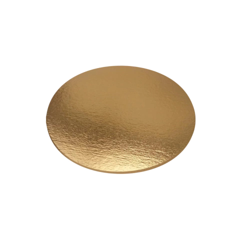 Disco dorado 20cm Dorado x 10 unidades