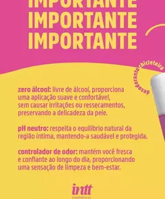Desodorante Íntimo INTT aroma chiclete na internet
