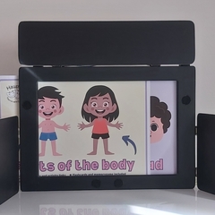 A3 "Parts of the body" Material didáctico en inglés Tamaño A3 en internet