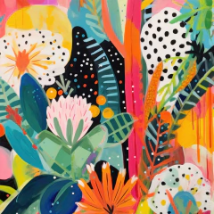 PAPEL PARA ORIGAMI "Suenos en el bosque" ( TAMAÑO 15X15 CM BIFAZ - PACK X 20 PAPELES) - comprar online