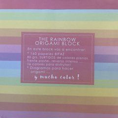 Block surtido Bifaz "RAINBOW" ( 120 papeles tamaño 15x15 cm) en internet