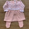 Saída De Maternidade Vestido Coração Salmão - loja online