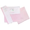 LENÇOL PARA MINI BERÇO - NUVEM ROSA