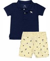 Polo de bebê azul marinho