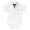 Camisa polo infantil branca