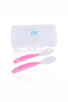 Kit de Colheres com ponta Macia em 2 cores