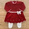 Vestido de Bebê Casinha de Abelha Vermelho