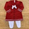 Vestido de Bebê Aran Vermelho
