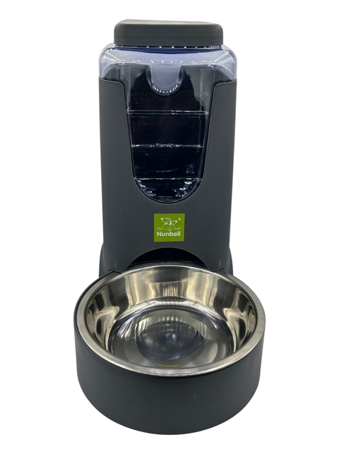 COMEDERO DISPENSER CON PLATO DE ACERO INOX SD153