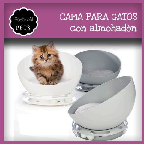 Cucha Cama Media Esfera Puro Diseño Para Gatos Chicos CB008