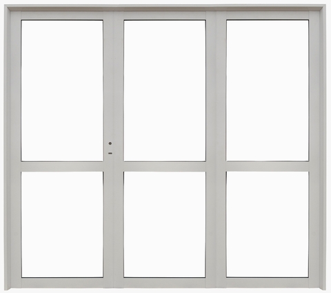 Porton de Aluminio 26mm faja central