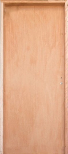 Puerta Placa Marco en Pino Hoja Pino 74x203