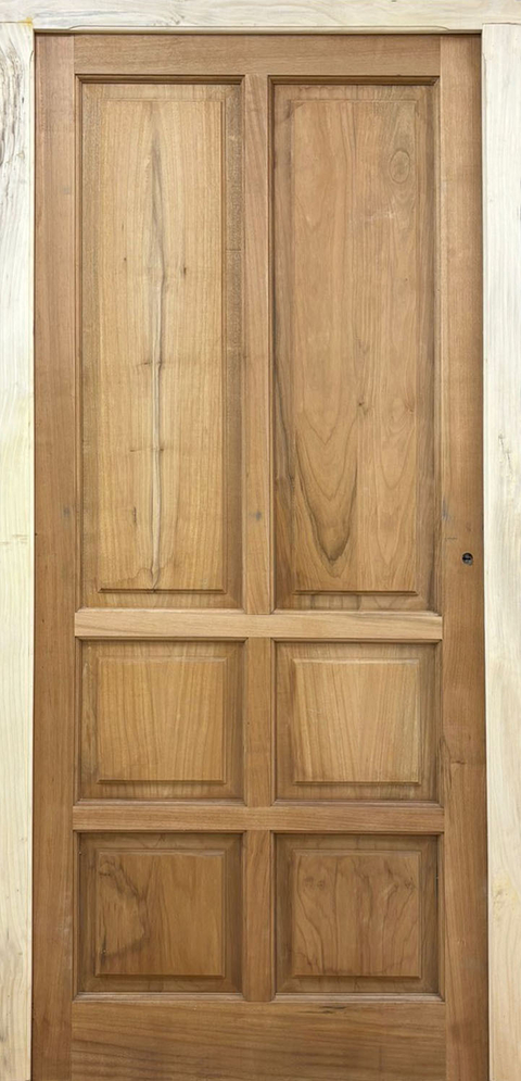 Pueta en madera modelo 6 tableros max ciego