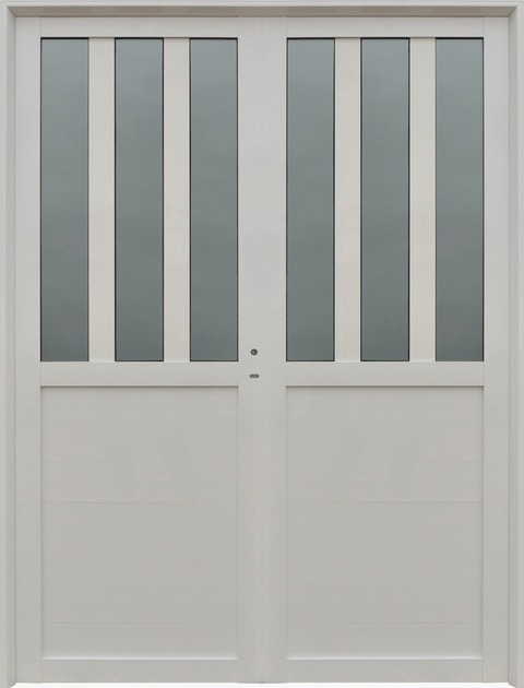 Portada de Aluminio 36mm Vidrio Vertical - comprar online