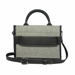 BOLSA MINI TONE CAMEL EM COURO GRAFITE - comprar online