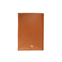 PORTA PASSAPORTE OSAKA EM COURO CAMEL II - comprar online