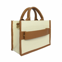 BOLSA MINI TONE EM COURO CAMEL - loja online