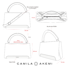 BOLSA KOTO EM COURO VERMELHO - comprar online