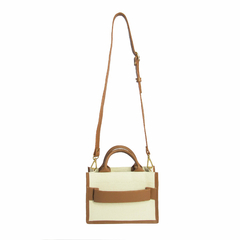 Imagem do BOLSA MINI TONE EM COURO CAMEL