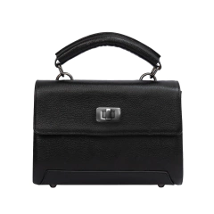 BOLSA TOMIOKA EM COURO PRETO - comprar online