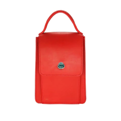 BOLSA HINO EM COURO VERMELHO - comprar online