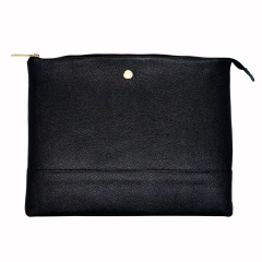 CASE NOTEBOOK TSU M EM COURO PRETO (CAMILA AKEMI)
