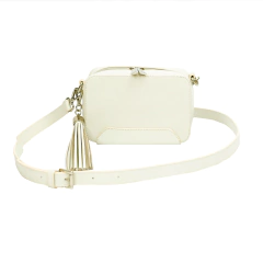 BOLSA SHIBUYA EM COURO OFF-WHITE II - loja online