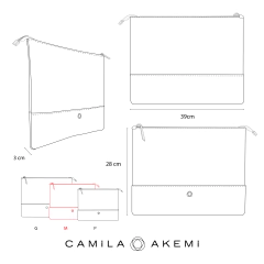 Imagem do CASE NOTEBOOK TSU M EM COURO PRETO (CAMILA AKEMI)