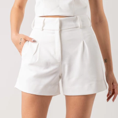 SHORT ALFAIATARIA OFF WHITE na internet