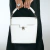 BOLSA YAMATO EM COURO BRANCO