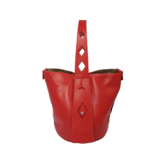 BOLSA NERIMA EM COURO VERMELHO - Camila Akemi - Bolsas e acessórios exclusivos em couro legítimo, com certificado LWG