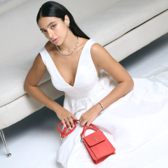 BOLSA HINO EM COURO VERMELHO - comprar online