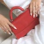 BOLSA TOSHIMA EM COURO VERMELHO