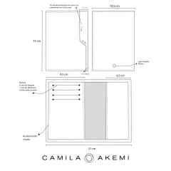 PORTA PASSAPORTE OSAKA EM COURO CAMEL II - loja online
