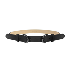 CINTO EBINO EM COURO PRETO - comprar online