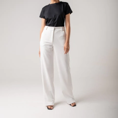 CALÇA ALFAIATARIA OFF WHITE - comprar online