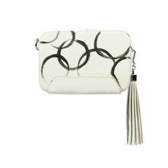 BOLSA SHIBUYA EM COURO OFF-WHITE II - PINTADA - comprar online
