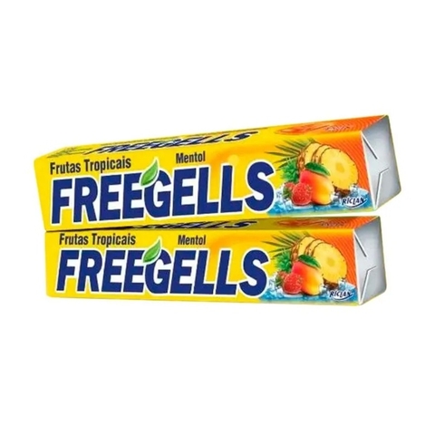 DROPS FREEGELLS PLAY FRUTAS TROPICAIS 12UN