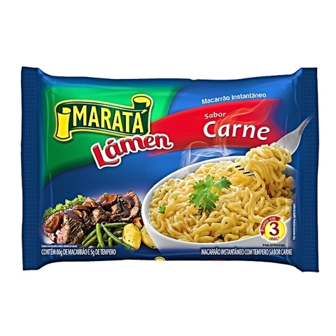 MACARRÃO INST CARNE 74 GR MARATA
