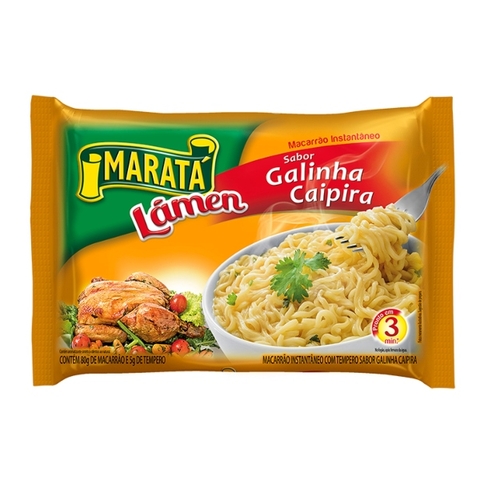 MACARRÃO INST GALINHA CAIP 74 GR MARATA