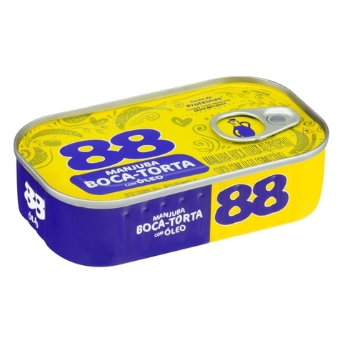 SARDINHA 88 MANJUBA BOCA TOR 125G OLEO