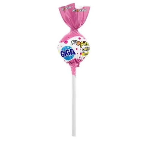 PIRULITO FLOPITO CHIC. GIGA T.FRUTTI 600G 24 UNID