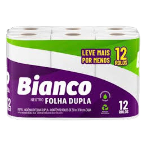 PAPEL HIG BIANCO 30M FD.NEUTRO L+P- (8X12)