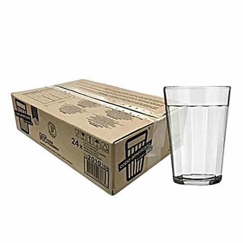 COPO VIDRO AMERICANO SIMPLES 190ML 24 UNIDADES