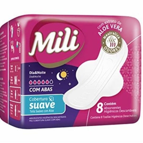 ABSORV MILI DIANOITE SUAVE C/ABAS 8
