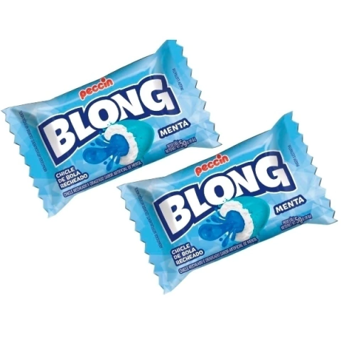 CHICLET BLONG MENTA AZUL 40UN 200GR