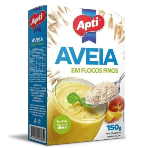 CEREAL AVEIA FLOCOS FINOS 150GR APTI