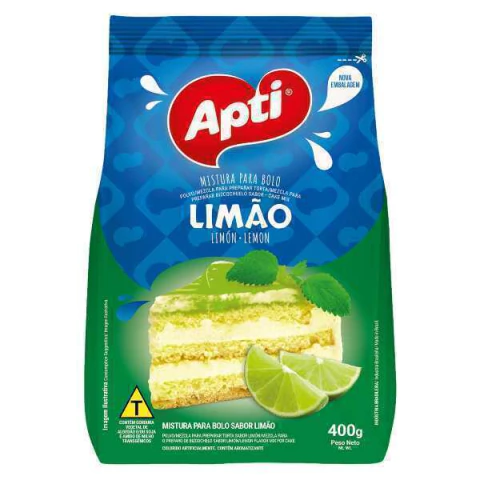 MISTURA BOLO LIMÃO 400GR APTI